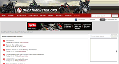 Desktop Screenshot of ducatimonster.org